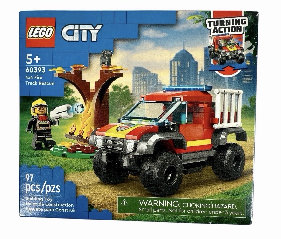 LEGO® City 60393 4x4 Fire Truck Rescue Brand New! Sealed! Fire ATV Pickup