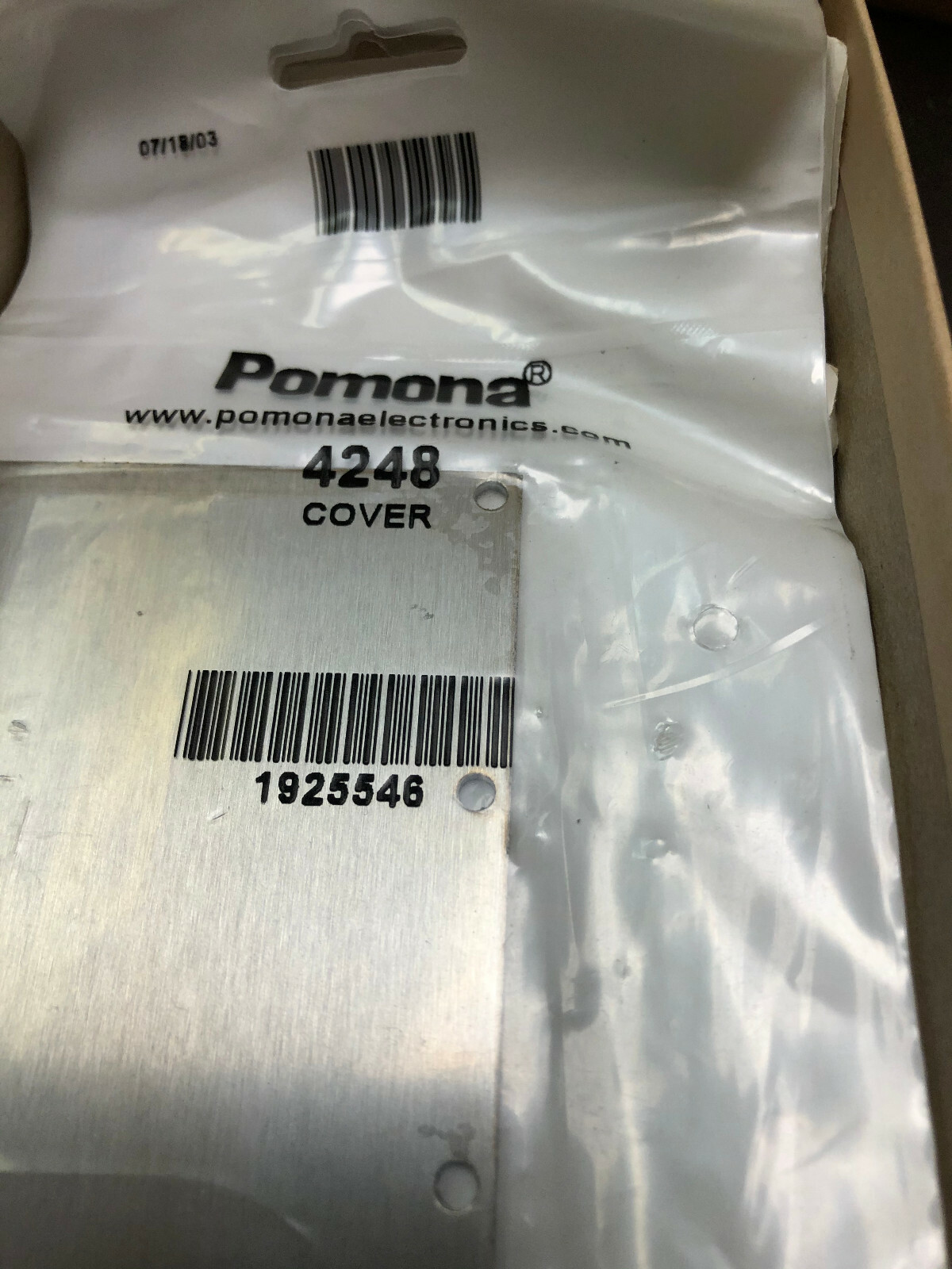 4248 Pomona REPLACEMENT PLATE 3PC LOT