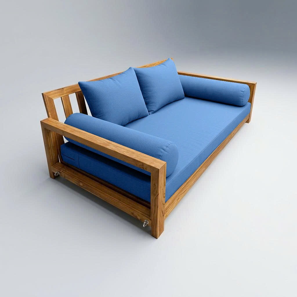 COVER ONLY STYLE 4 Mattress Pillow Daybed Porch Swing Knife Edge Twin AD102