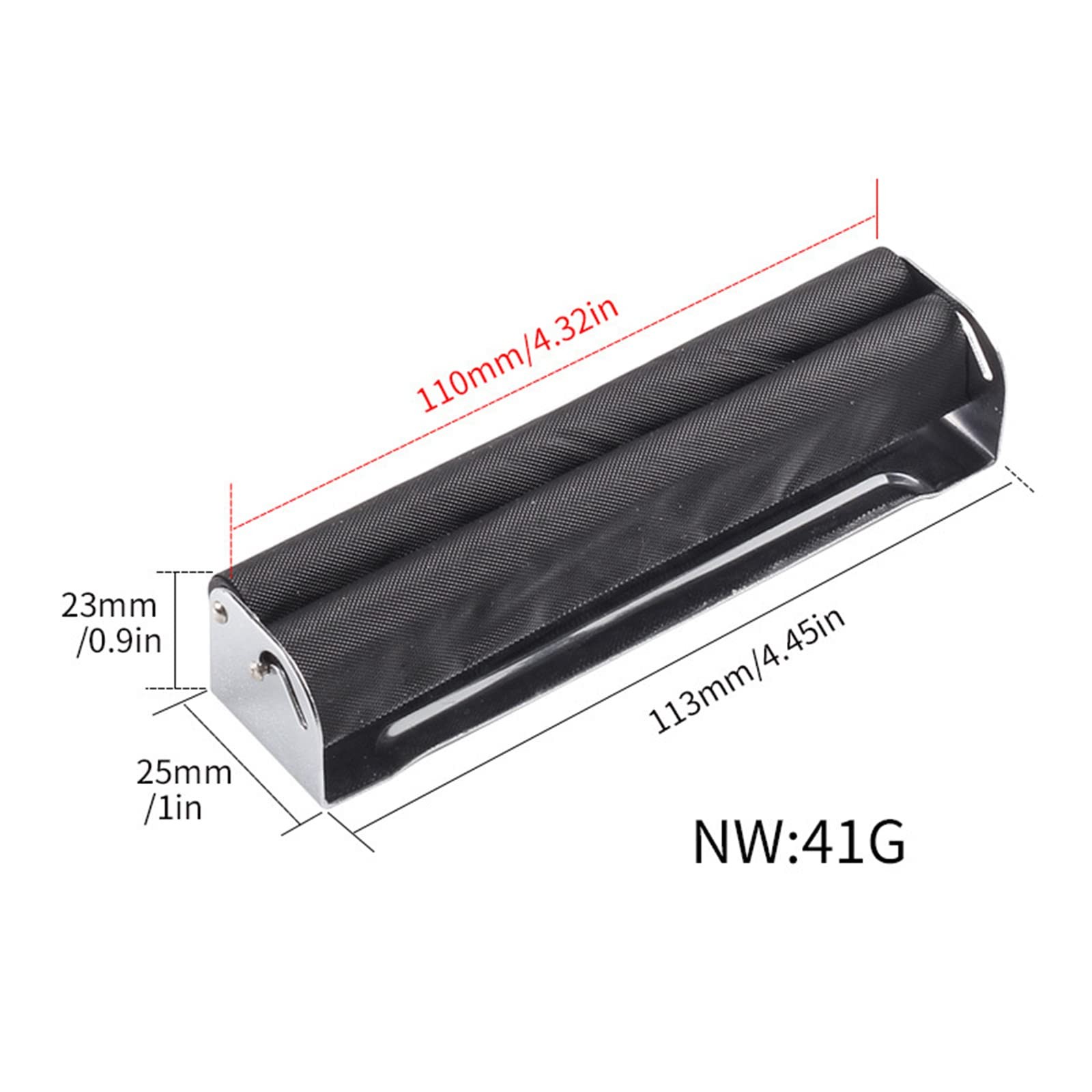 110MM Cigarette Roller with Lid, Metal Cigarette Rolling Machine 110mm Cigare...