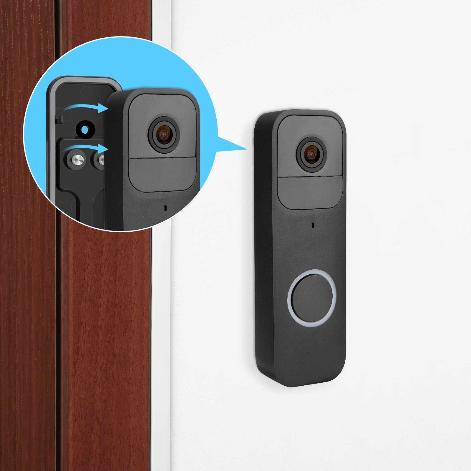 New Plastic Backplate Mount Base For Blink Video Doorbell Doorbell Back Plate