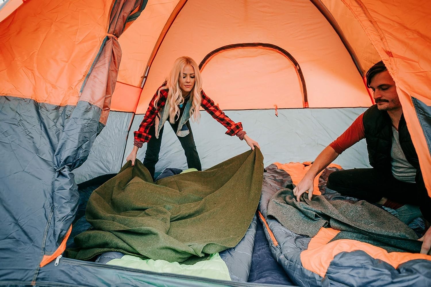 Wool Blend Camp Blankets