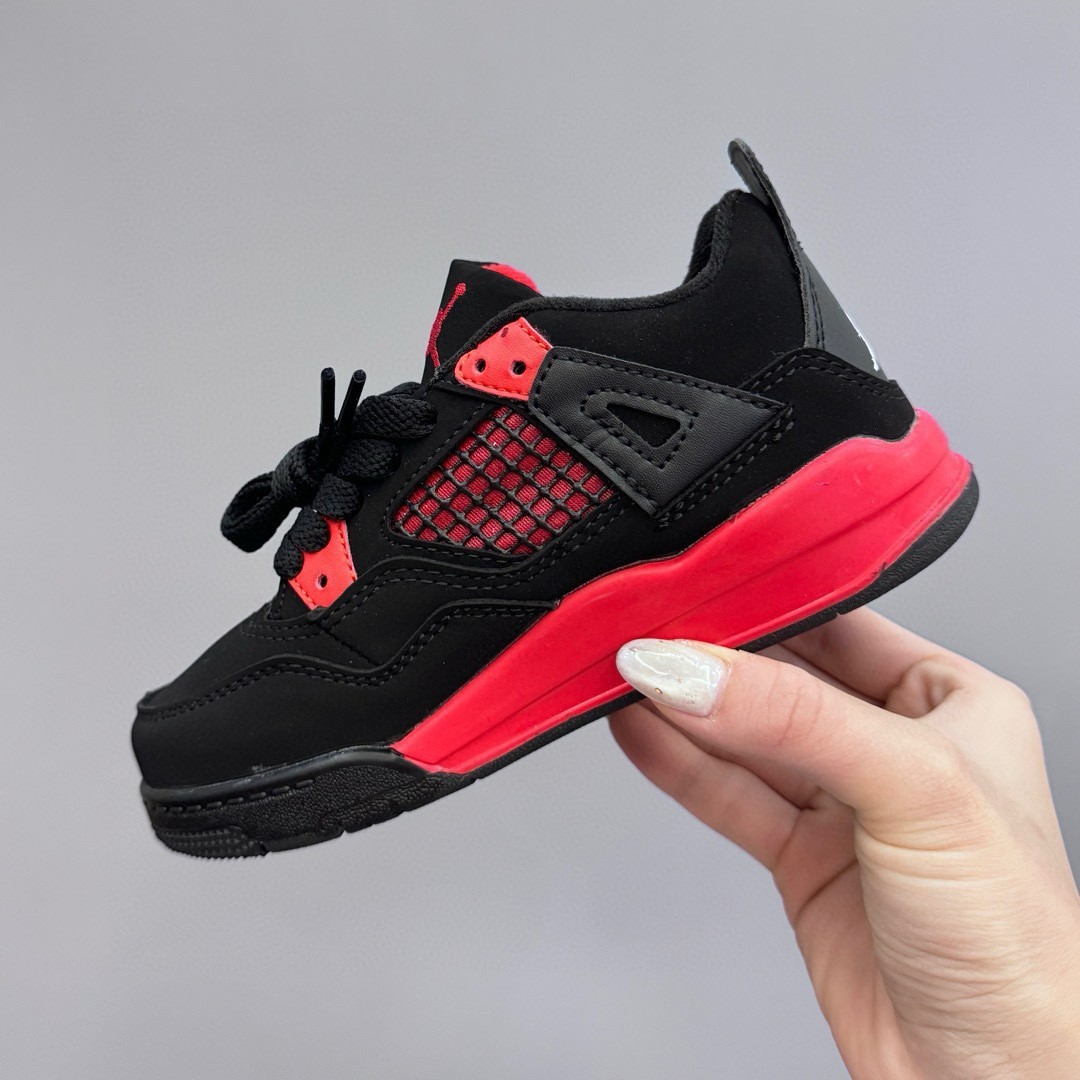 Jordan 4 Retro "Red Thunder" Kids Size US (8C-3Y)