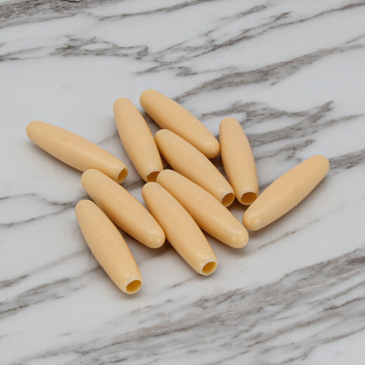 New 25pcs ST Style Single Locking Tremolo Arm Tips Whammy Bar Tip Caps Cream