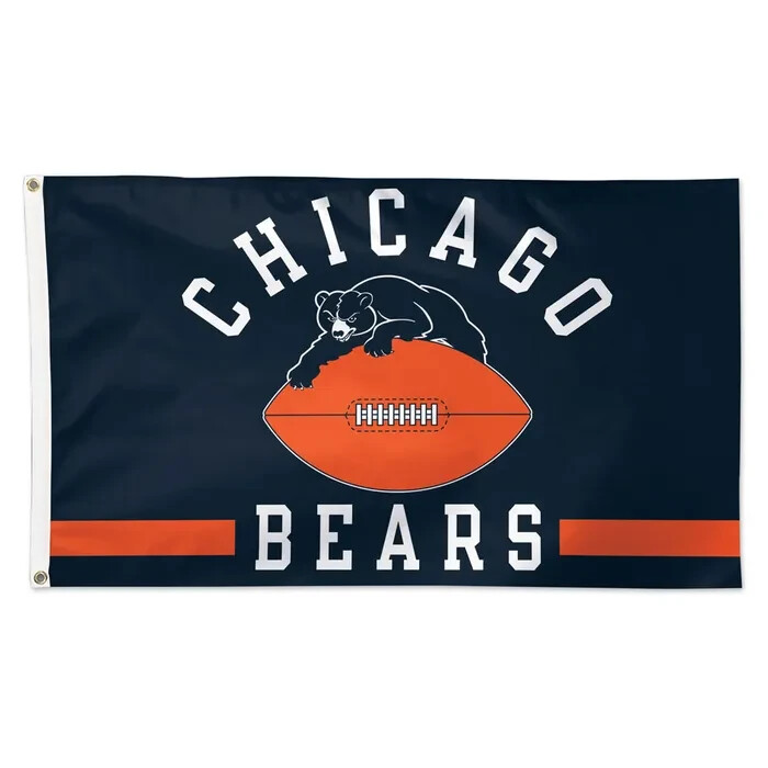 Chicago Bears Football 3x5 ft Logo Classic Retro Flag Ideal NFL Gift Banner