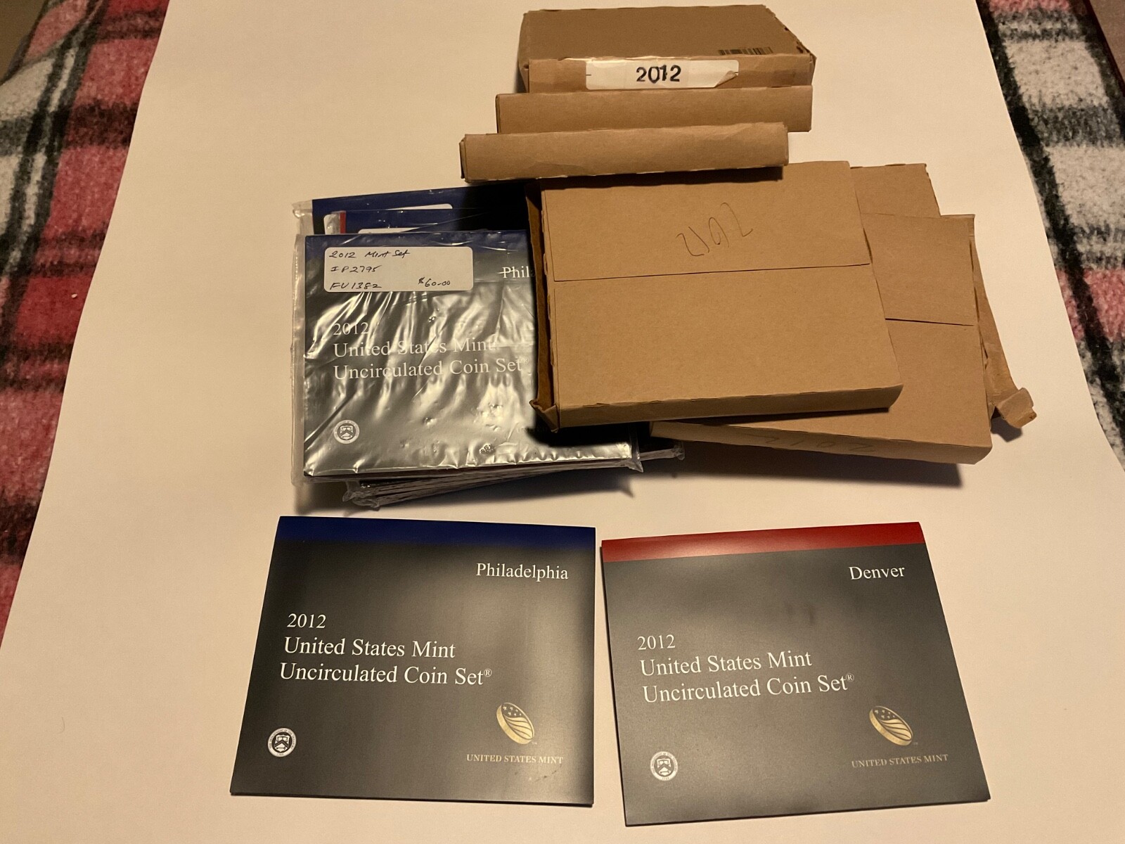 2012 Uncirculated U.S. Mint Set Philadelphia and Denver OGP
