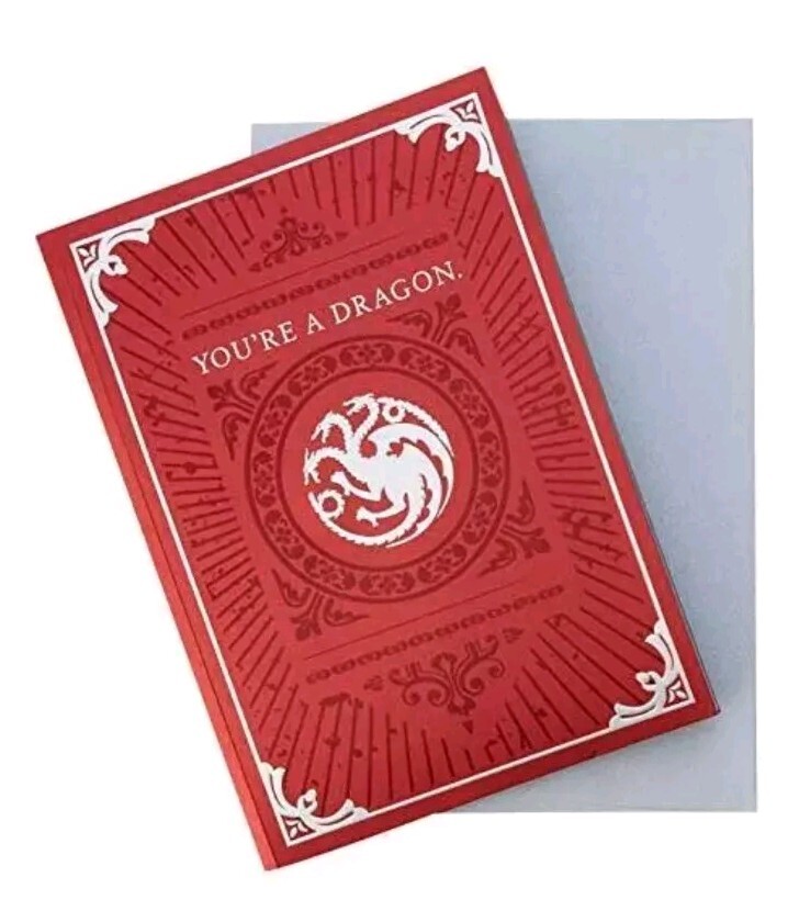 Game of Thrones: Drogon the Dragon Signature Pop-Up All Occasion Greeting Card