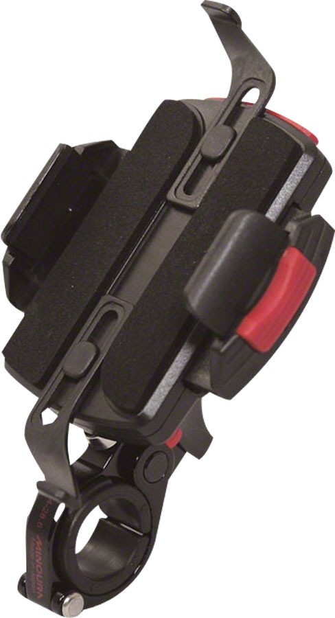 Minoura Smart Phone Oversize Handlebar Holder: Fits 27.2, 28.6, and 35.0mm
