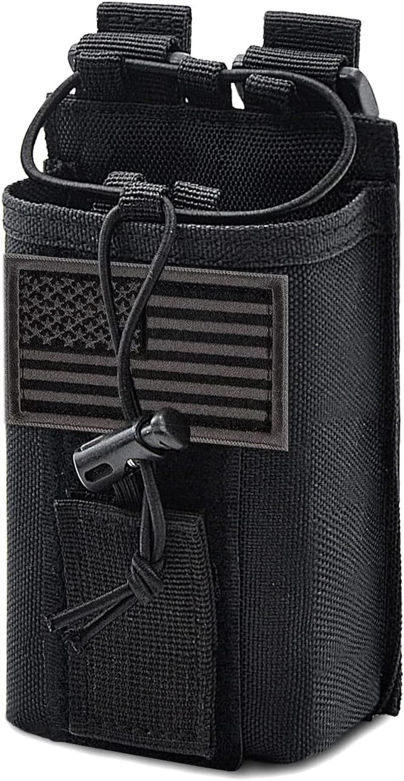 Molle Radio Pouch Holster Tactical Holder Duty Belt Accessories Military Heavy B