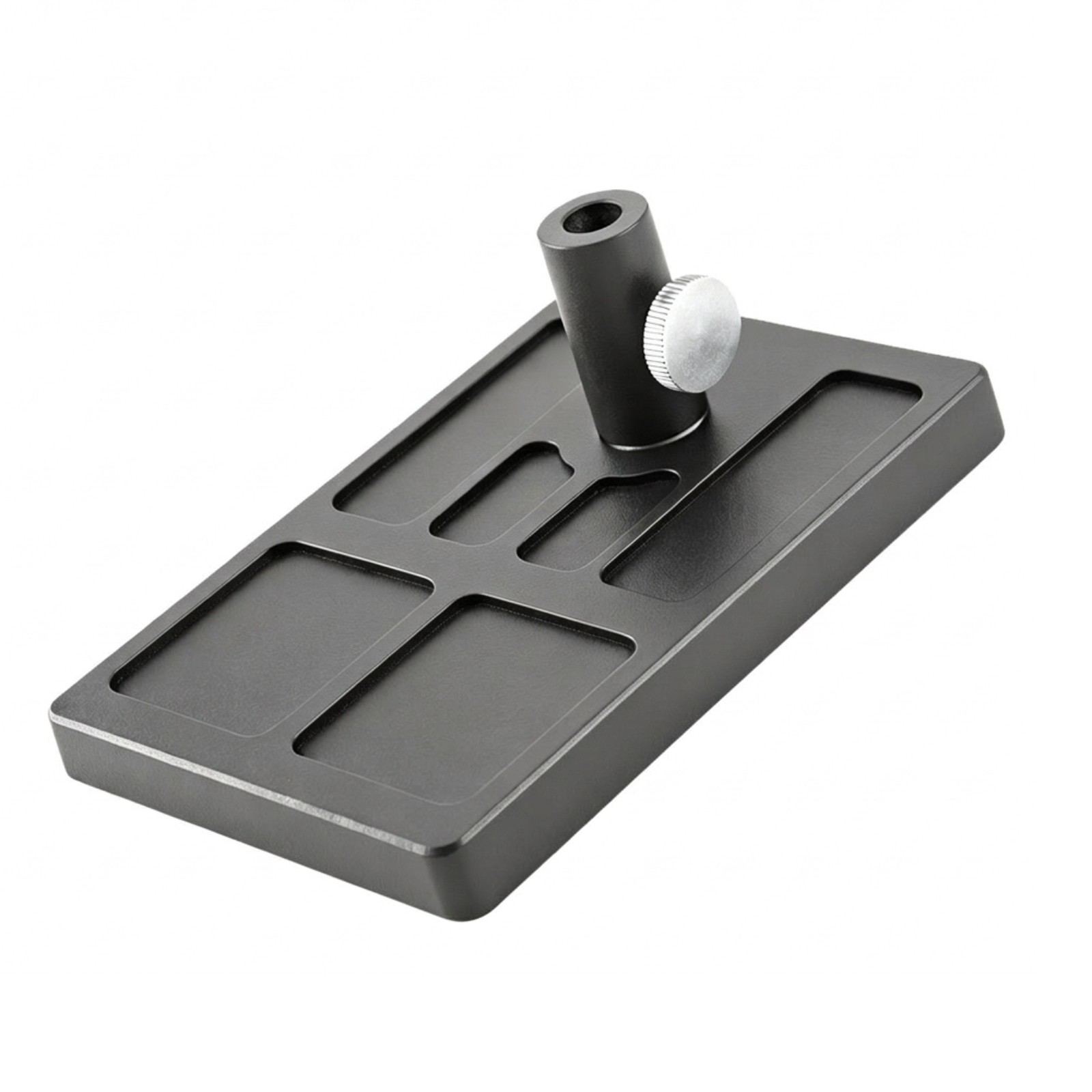 Fly Tying Pedestal Base Stable Pedestal Base with Tool Pockets Heavy-Duty
