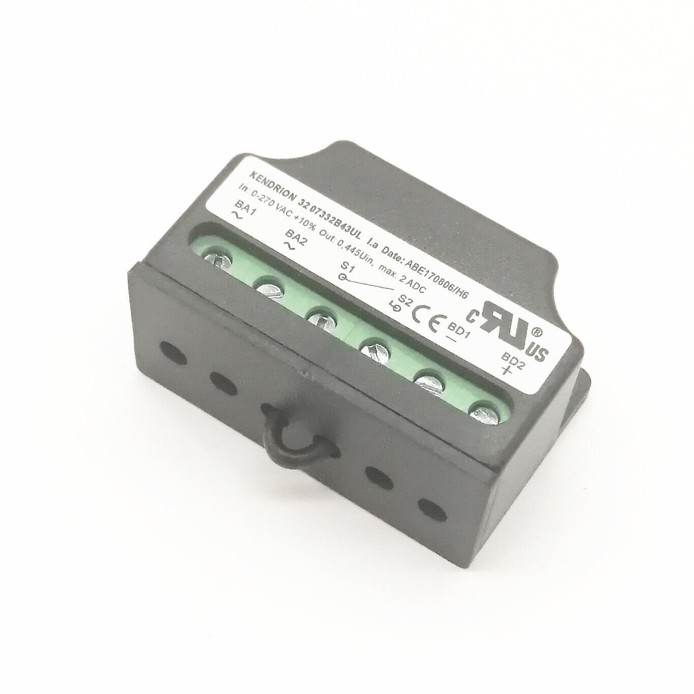32 07332B43UL Half Wave Rectifier For KENDRION 0-270VAC+10% 0.445Uin Max2ADC