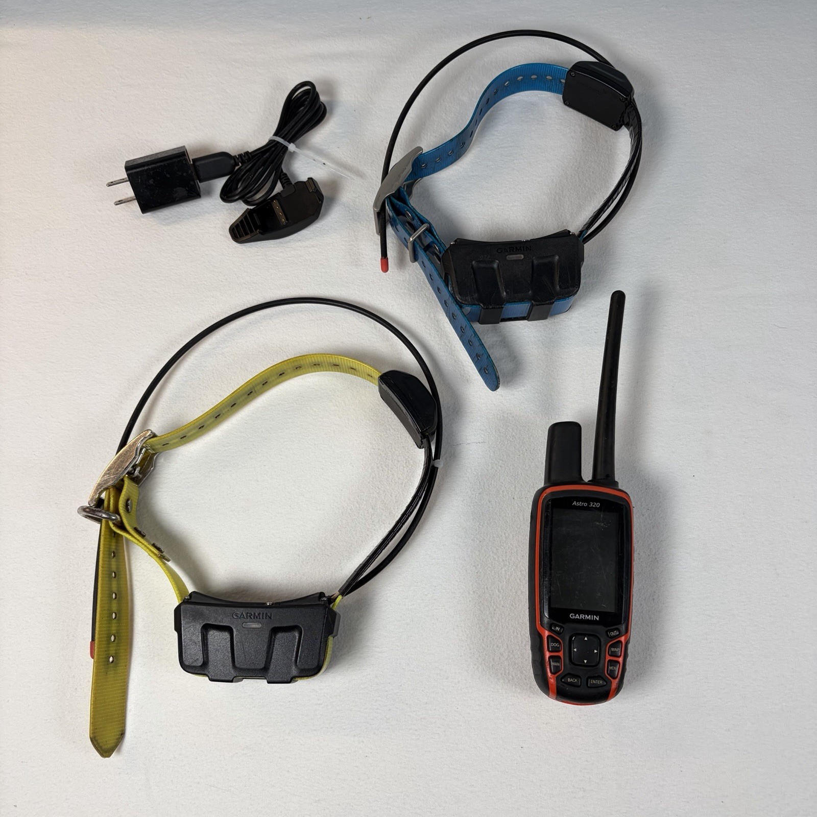 Garmin Astro 320 GPS Tracker and Two DC50 Dog Collars