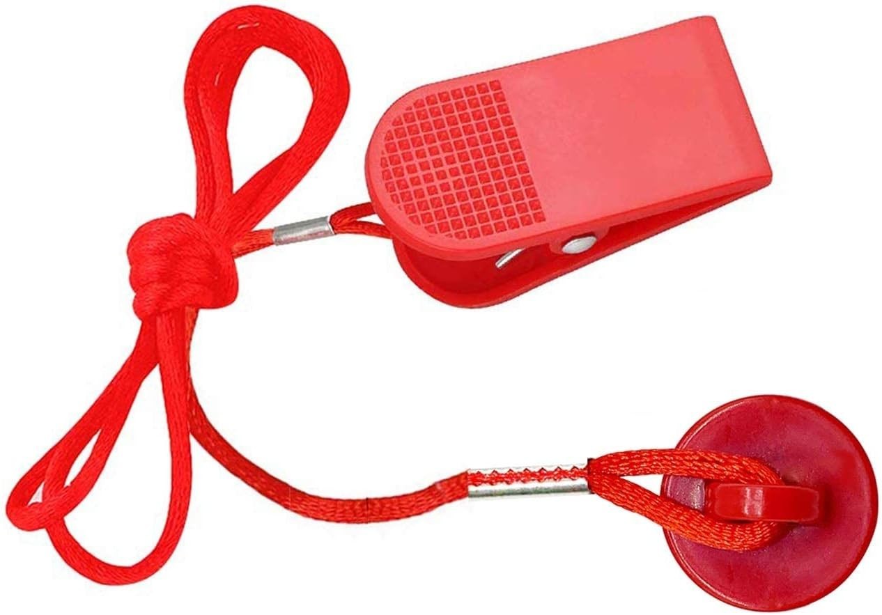 Universal Treadmill Safety Key Magnet Clip Replacement for Most Models 3ft Cord