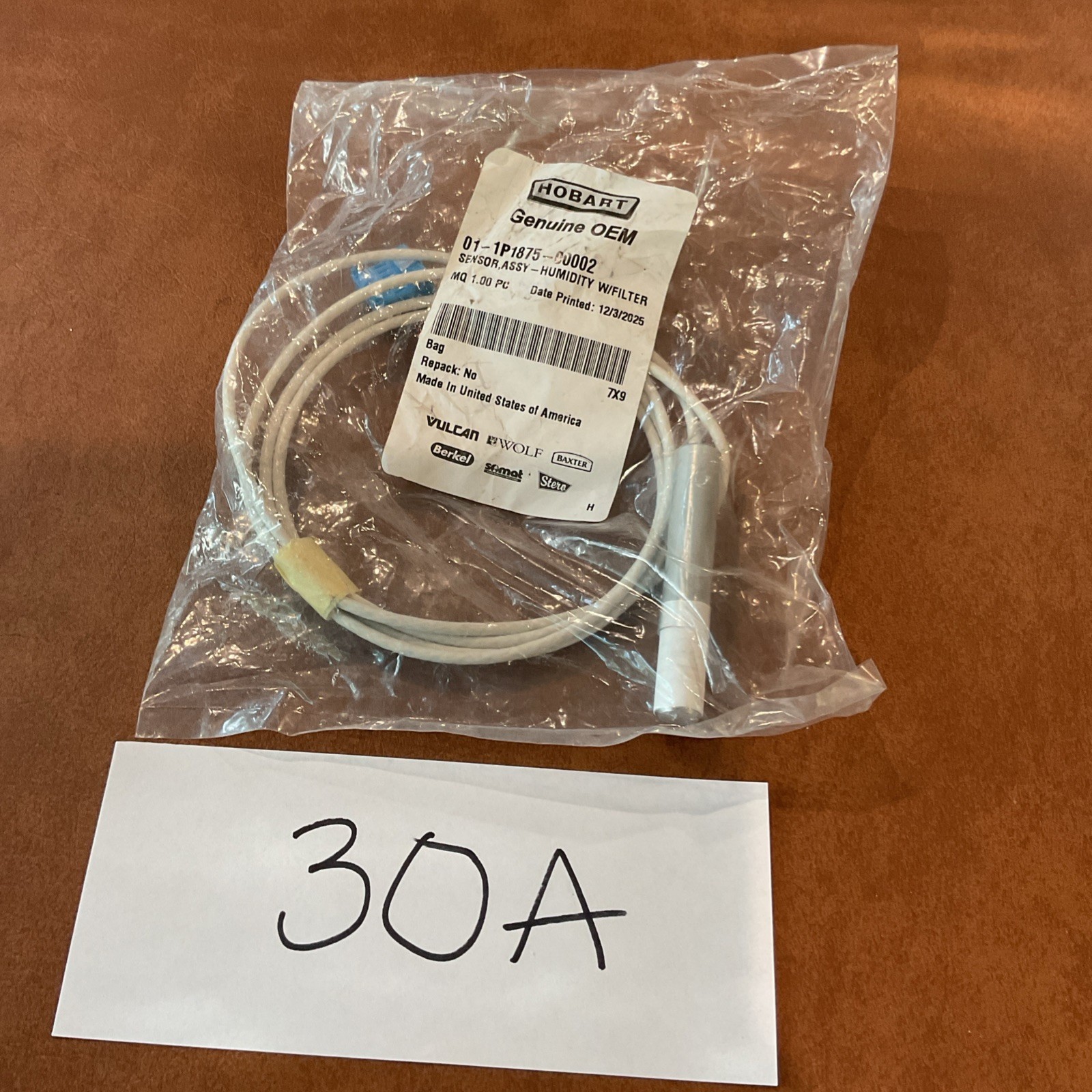 Baxter 01-1P1875-00002 Humidity Sensor Assembly with Filter