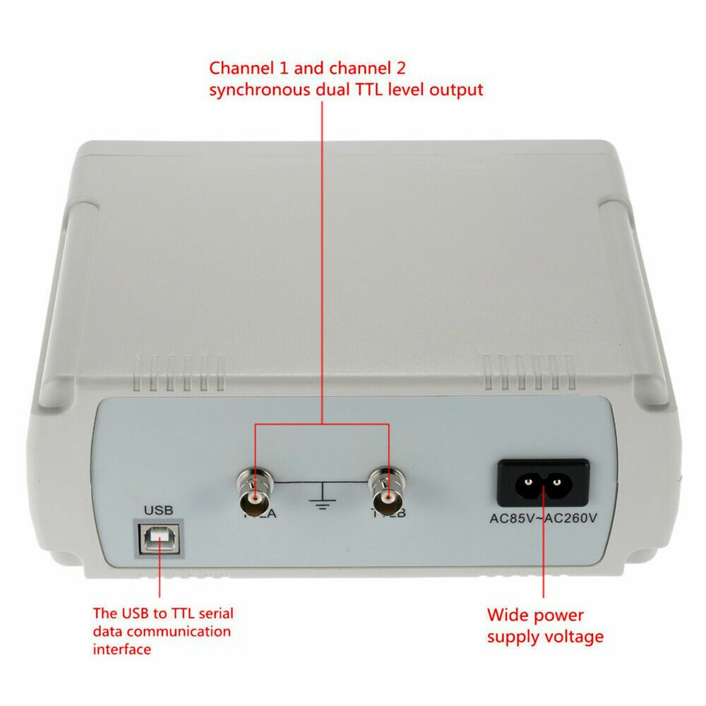 20MHz Dual-channel DDS Function Waveform Signal Generator Counter Arbitrary Wave