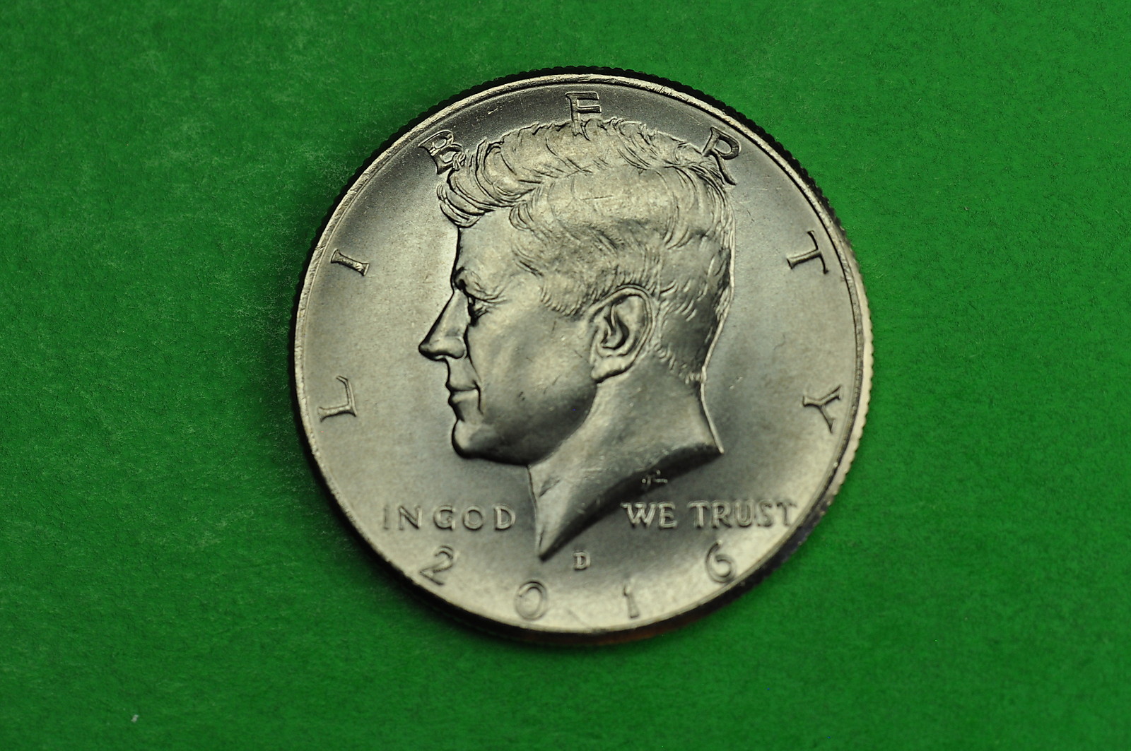 2016-D  GEM BU Mint State Kennedy US Half Dollar Coin