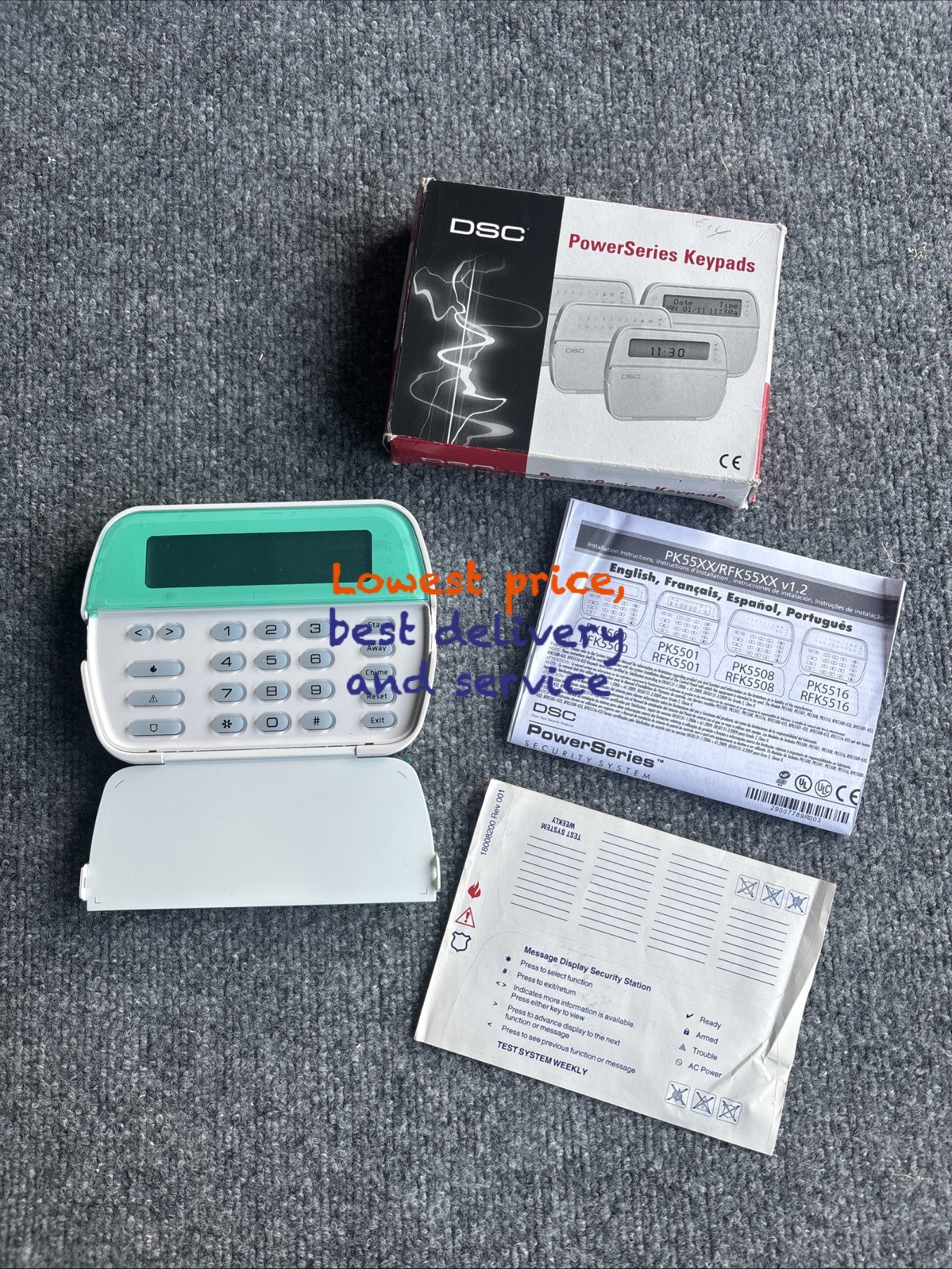 IN BOX 1PC Brand New DSC PK5501 FULL LCD Alarm Keypad - 1-Year Warranty#