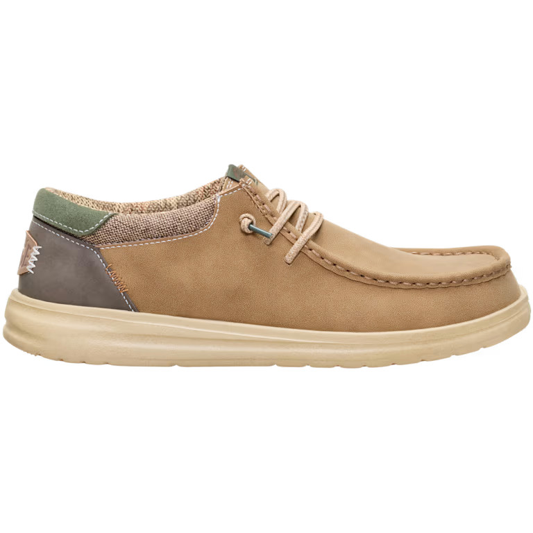 Hey Dude Men's Paul Cashew Suede Moc Toe Casual Shoes NEW Freeship