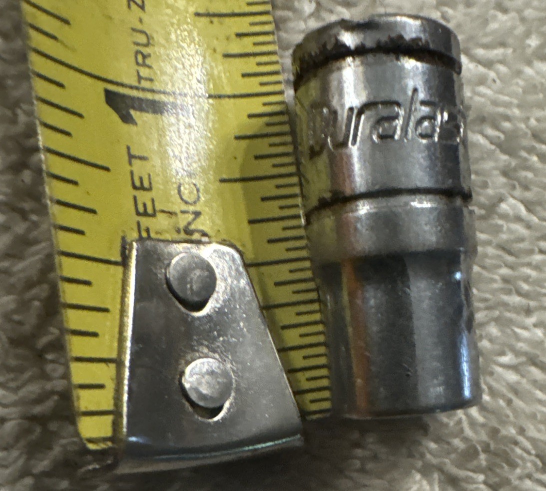 1/4” Duralast  1/4"  x 1/4" Dr  Standard Socket vtg tool