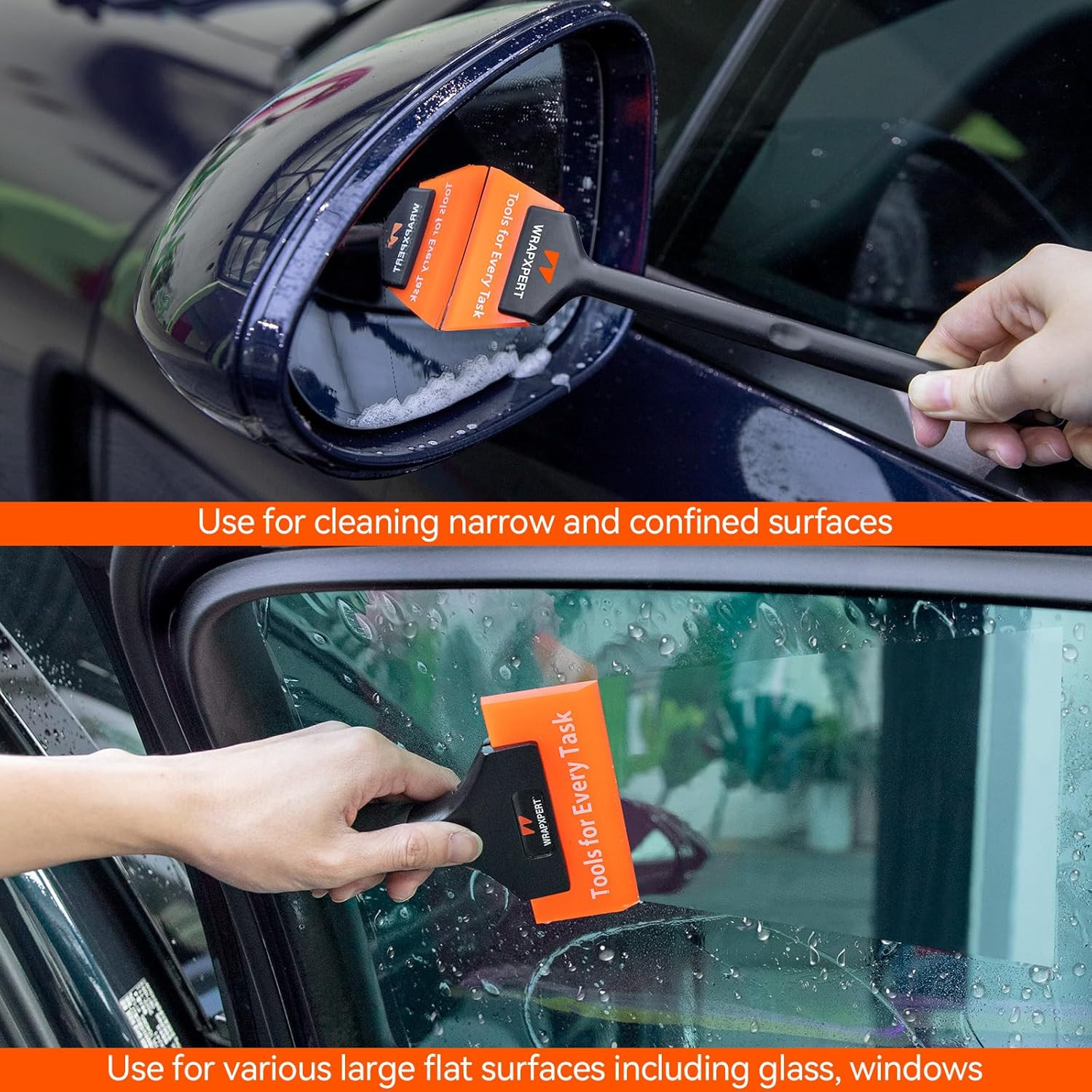 Window Tint Tools 2Pack, Small Squeegee 5 Inch & Mini Squeegee for Car Window, R