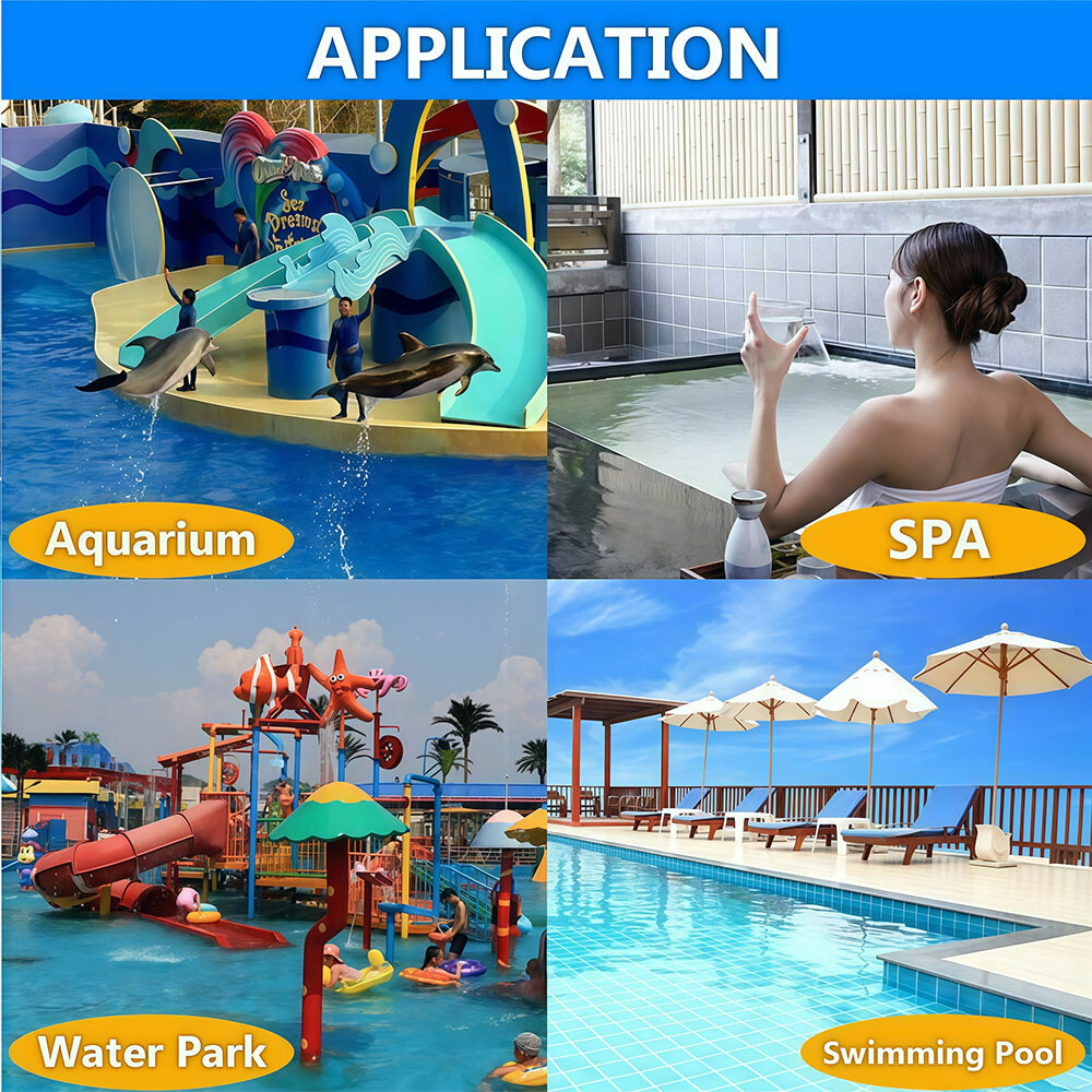 ABS Floating Pool Chlorine Dispenser Adjustable Flow,Lock Cap,Spa/Hot Tub Safe