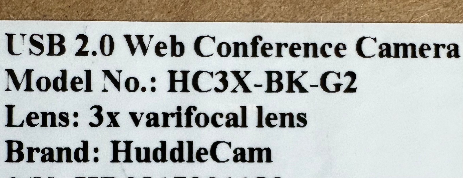 2 HUDDLECAM HC3X-BK-G2 USB 2.0 WEBINAR HD CAMERA CAM ZOOM AUDIO VIDEO MEDIA NEW