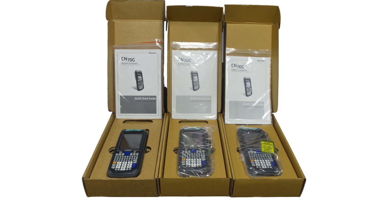 Lot of 3 Intermec CN70e Mobile Barcode Scanner  - Free Shipping