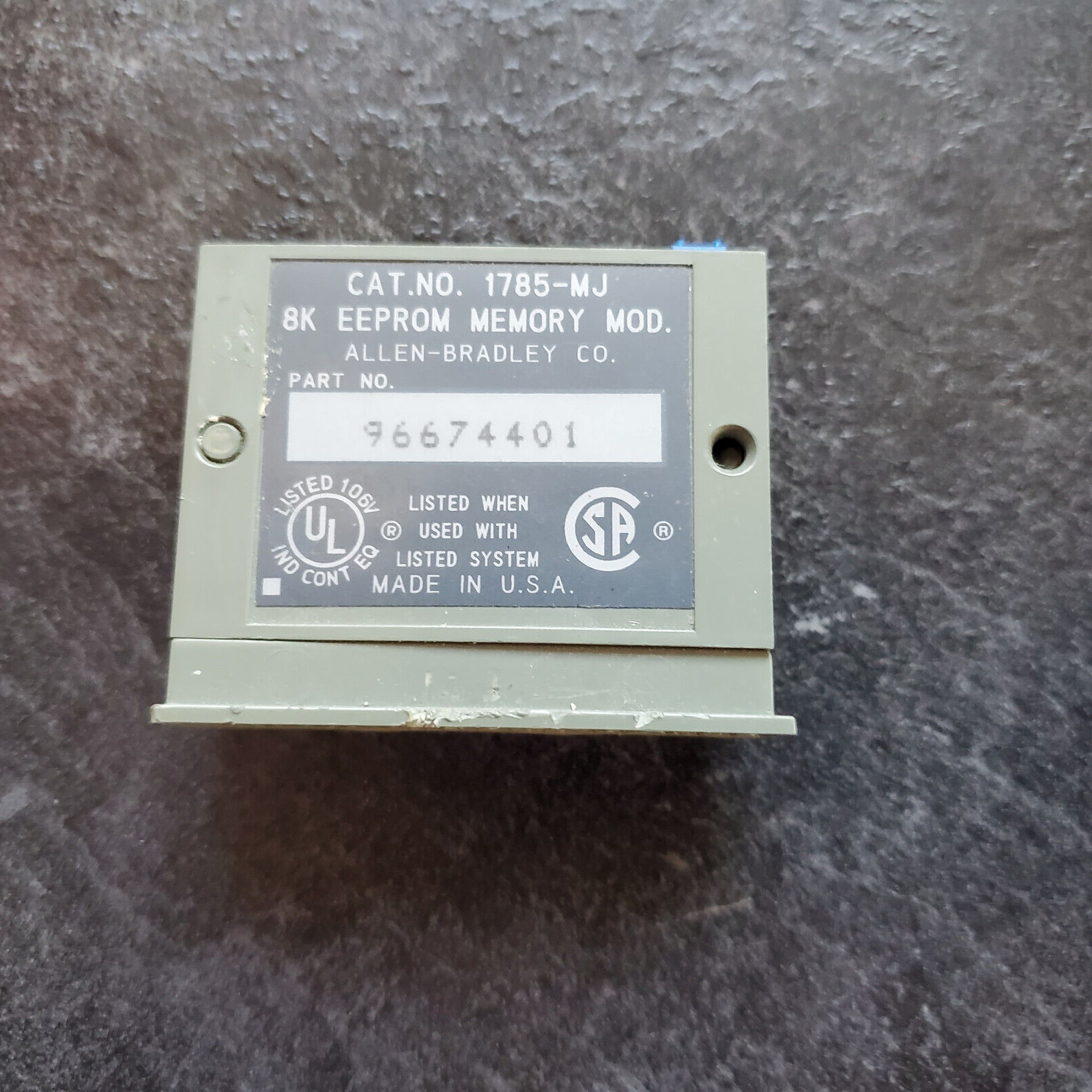 Allen Bradley 1785-MJ 8K EEPROM Memory Module 96674401 Genuine  Part