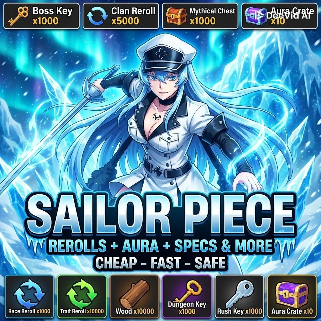 SAILOR PIECE | All Items, Materials, Weapons, Fruits & Powers | Fast Delivery |