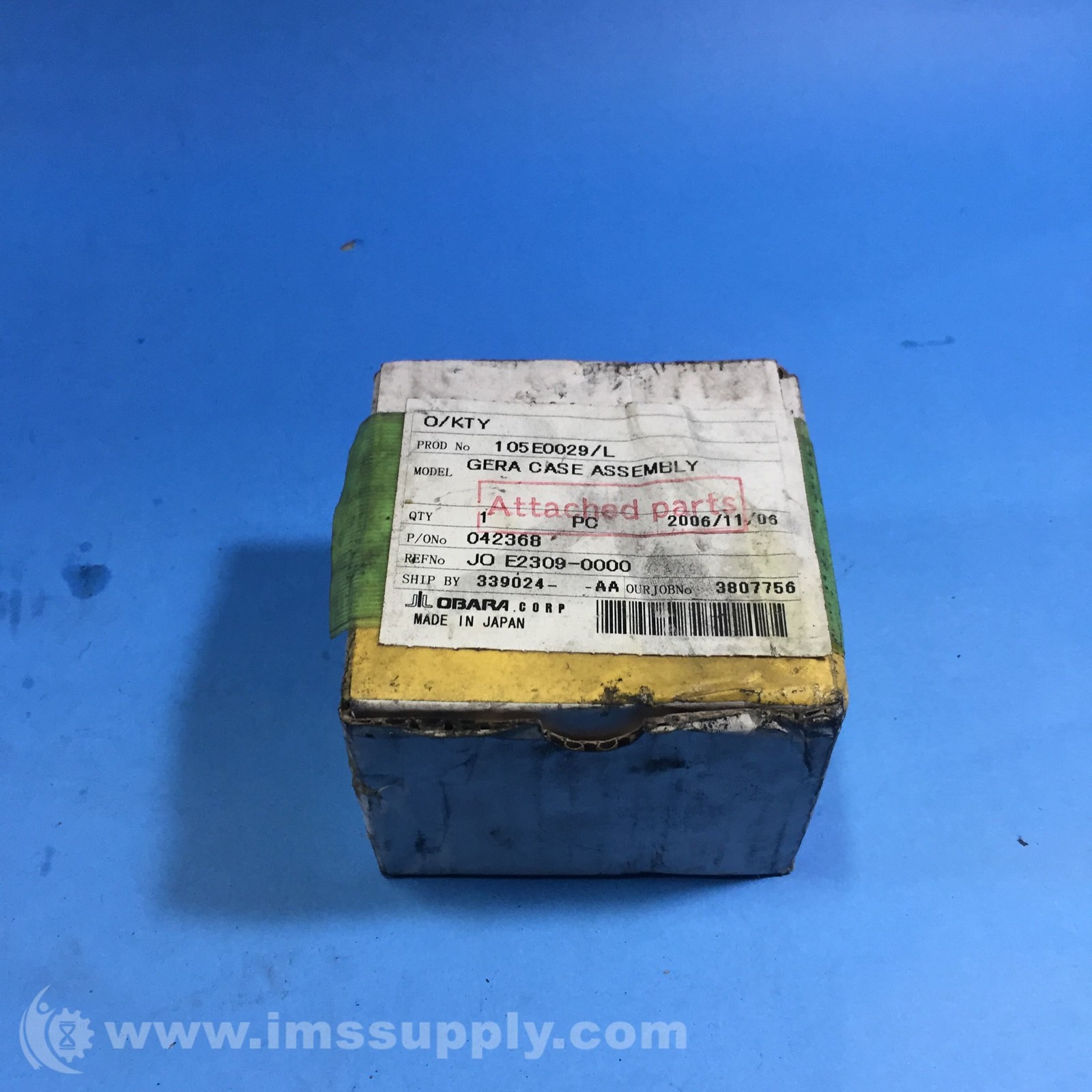 Obara 105E0029/L Gear Case Assembly FNFP