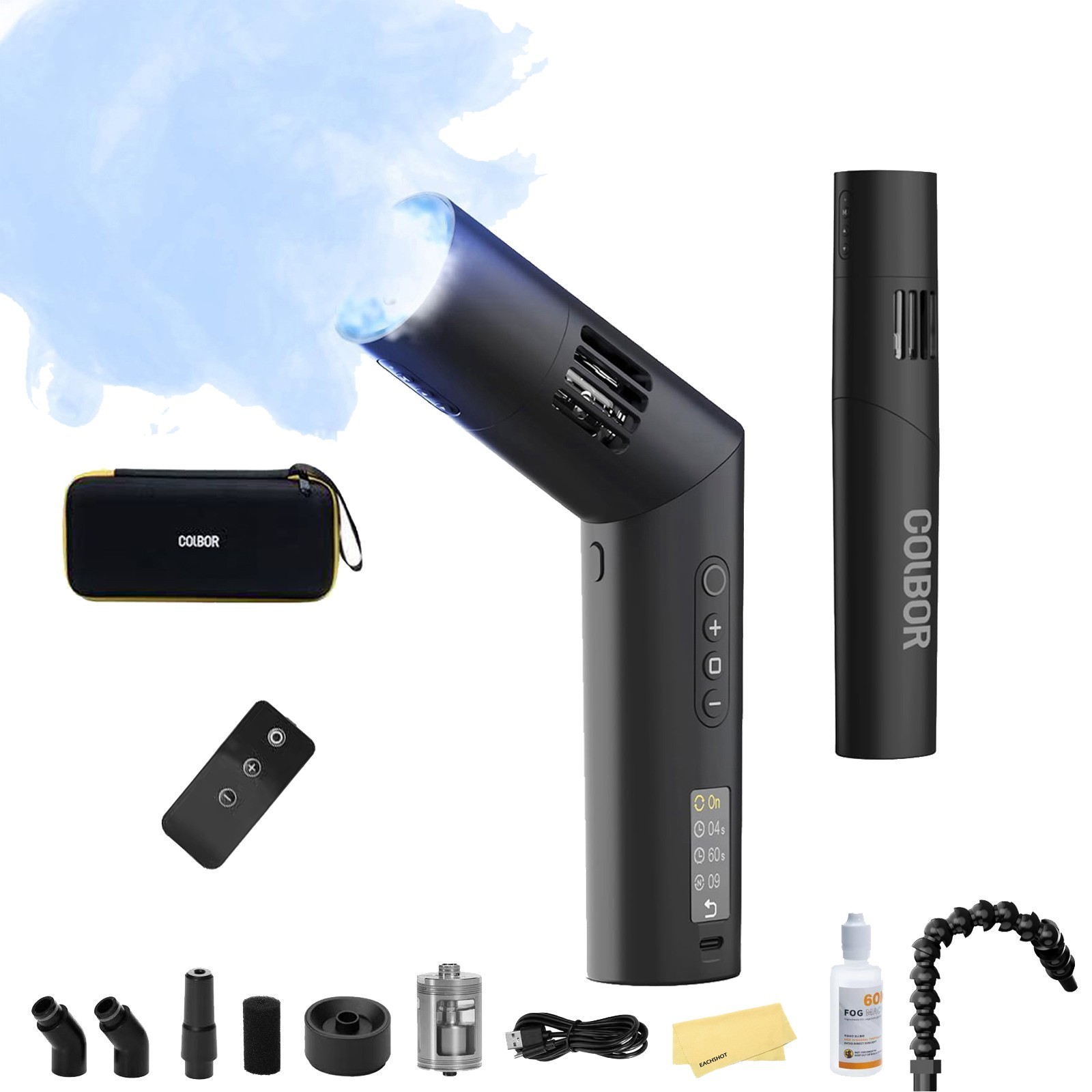 COLBOR CF5 40W Fog Smoke Machine 60° Foldable W/ Remote Control for Photography