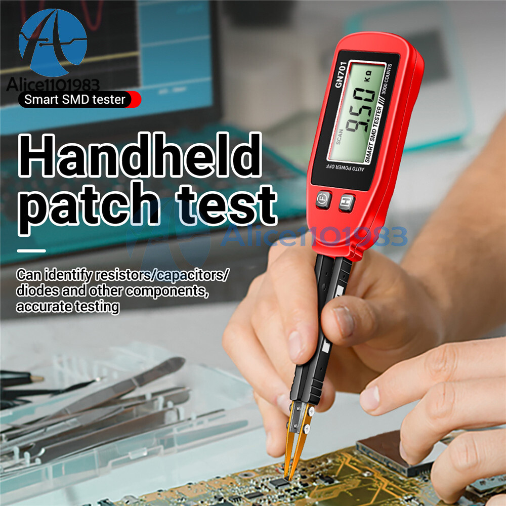 SMD Tester Resistance Capacitance Meter Multimeter Professional Component tester