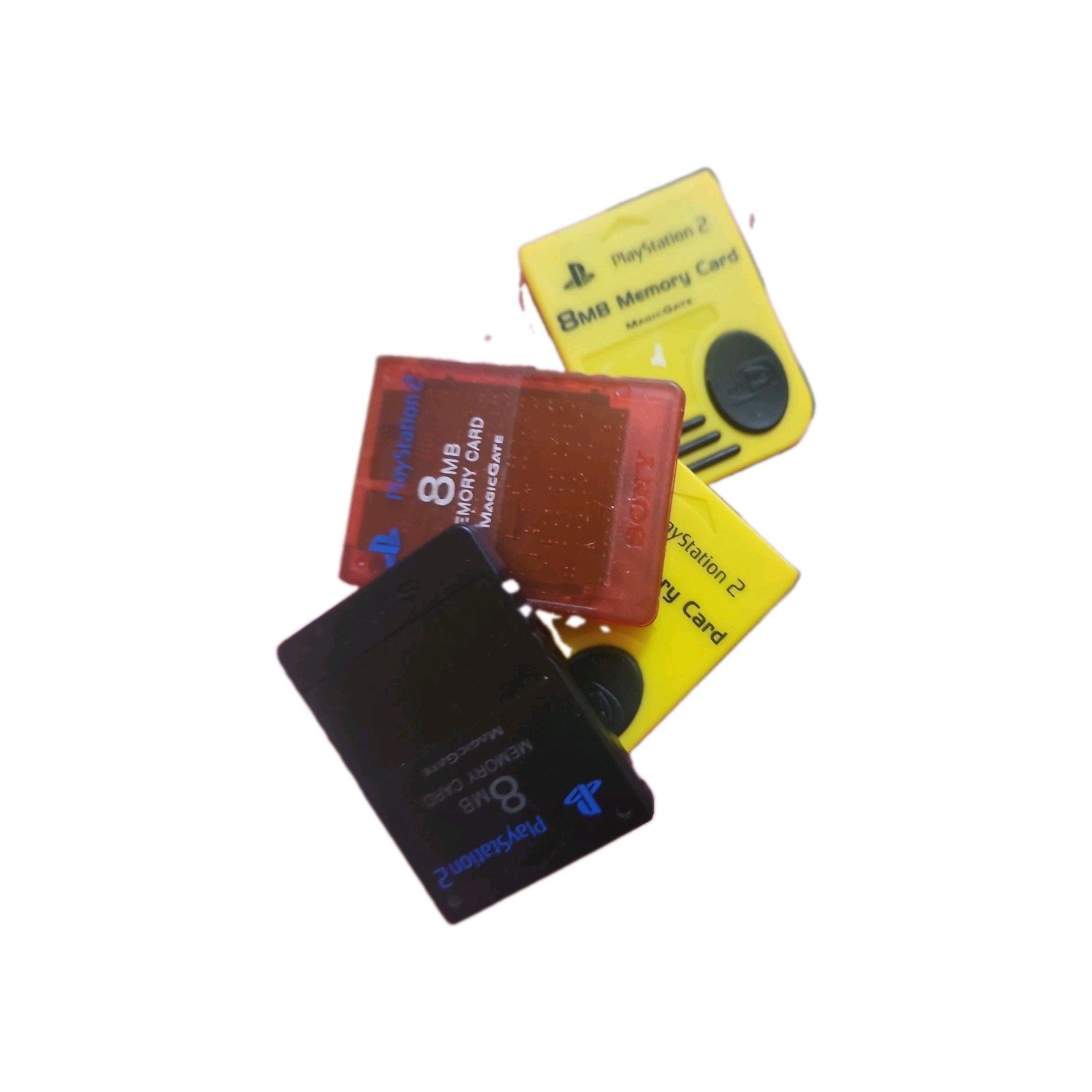 Sony PlayStation 2 PS2 Memory Card Lot - Official & License-used