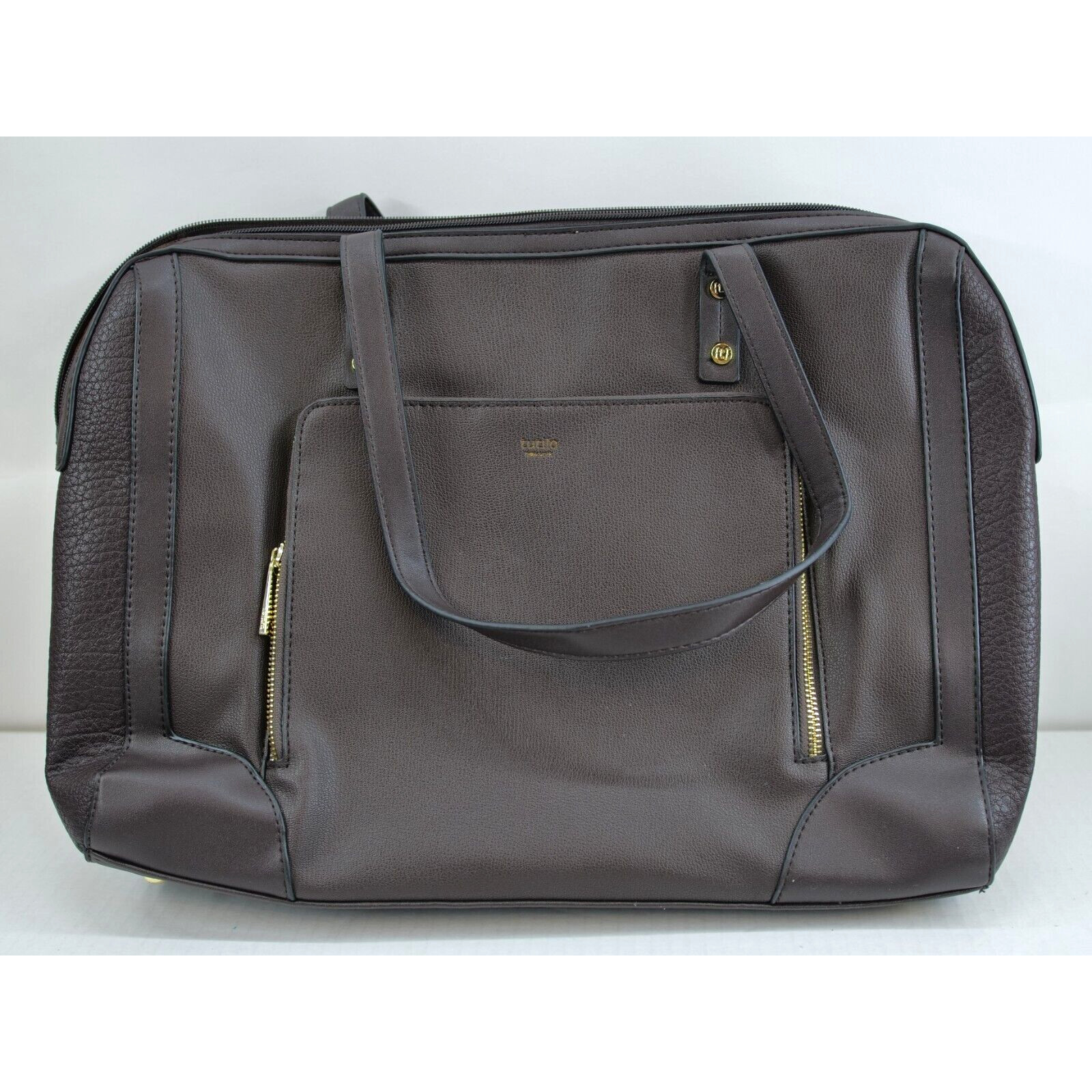 TUTILO New York Dark Brown TUTILO Large Bag For Laptop/Business