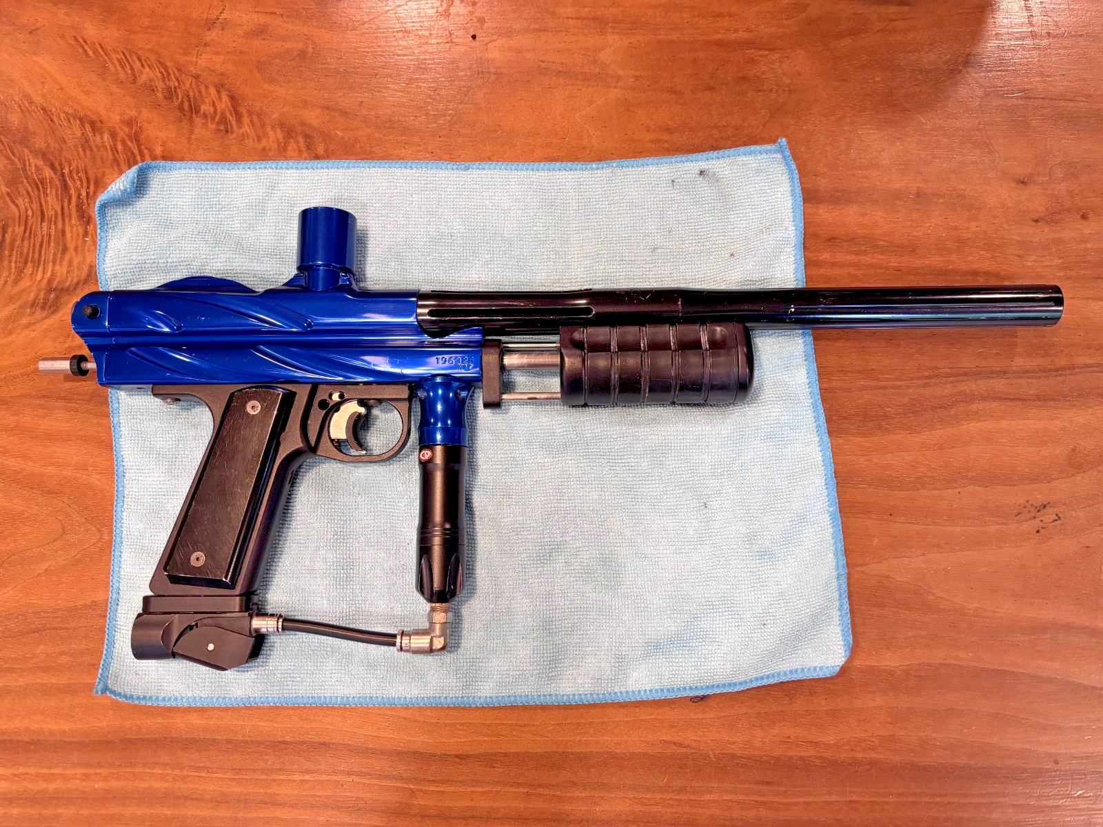 WGP 06 Prostock Pump Paintball Marker,  comes with Infamous Silencio barrel.