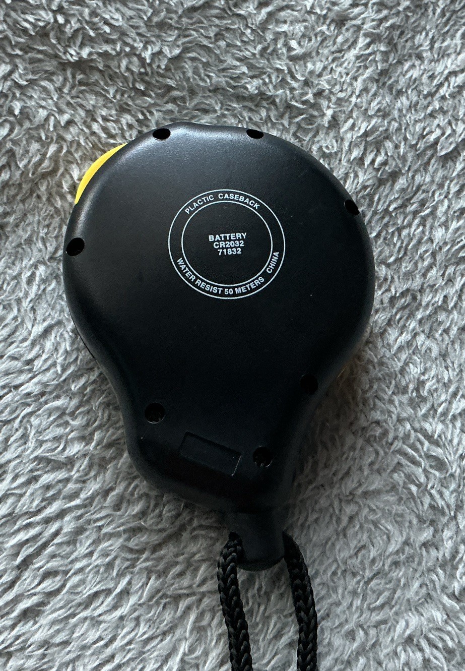 Digital Stopwatch With Water Resistance, Featuring a 1/1000 second capability.