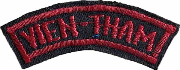 WARTIME ARVN VIEN THAM SHOULDER TAB (953)
