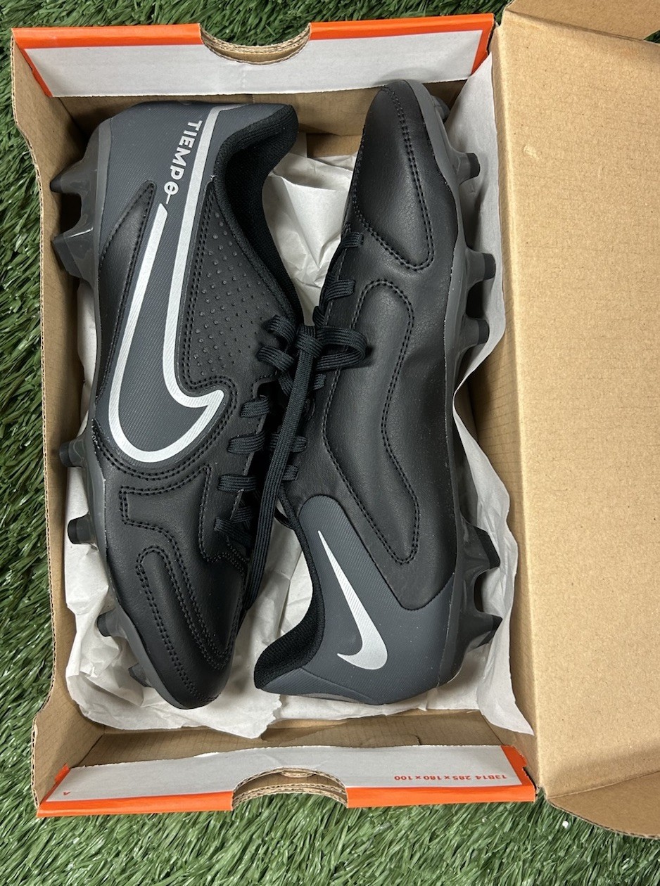 Nike Tiempo Legend 9 Club FG/MG Black Soccer Cleats (DA1176-007) Men’s 7.5 W 9