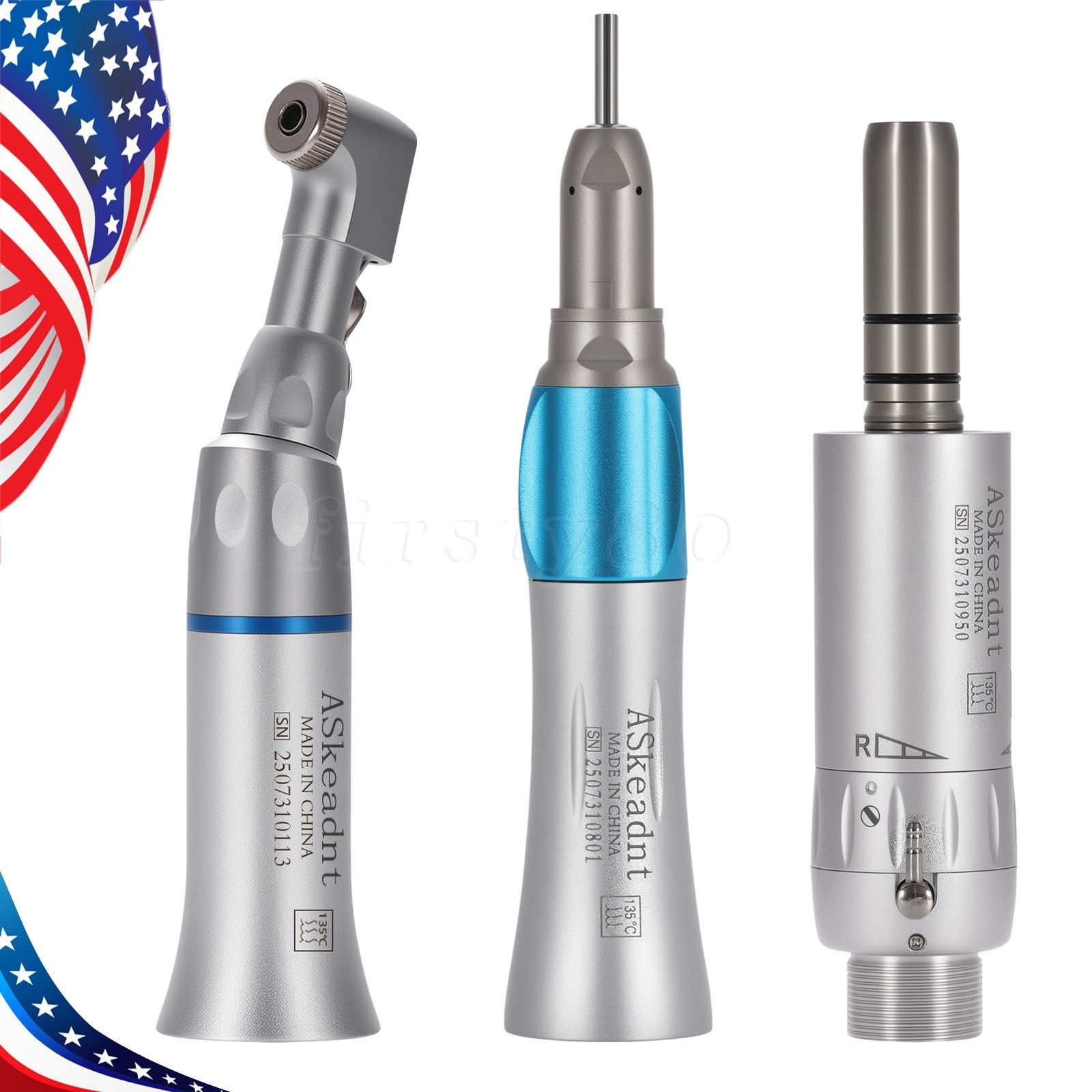 Estilo NSK Dental Contra Angulo Baja Velocidad Pieza de Mano 2Hole Micromotor