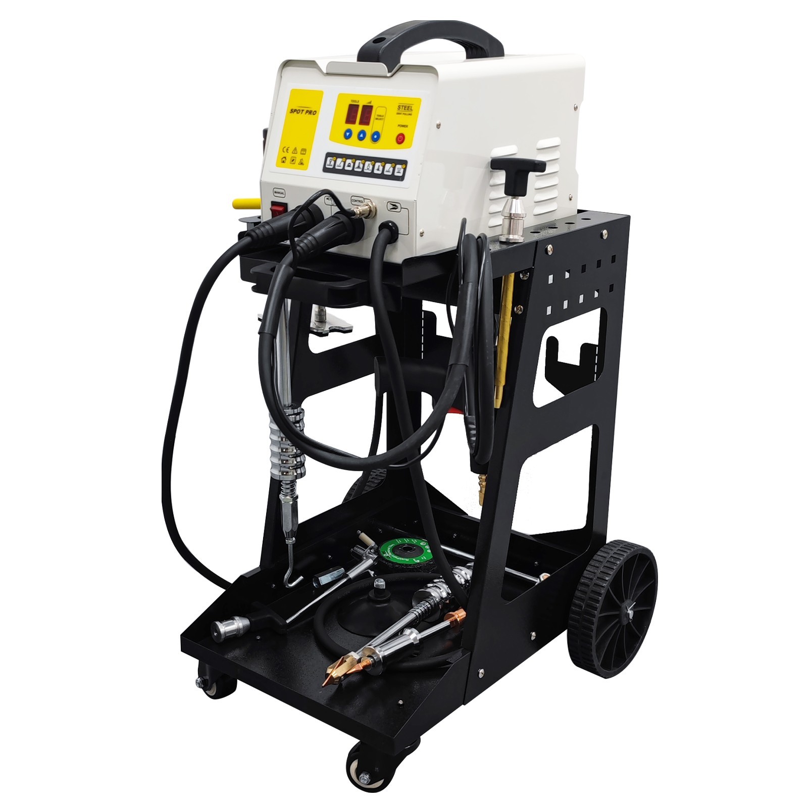 Steel Dent Pulling Machine Car Dent Repair Puller Welder 220V Data Restoration