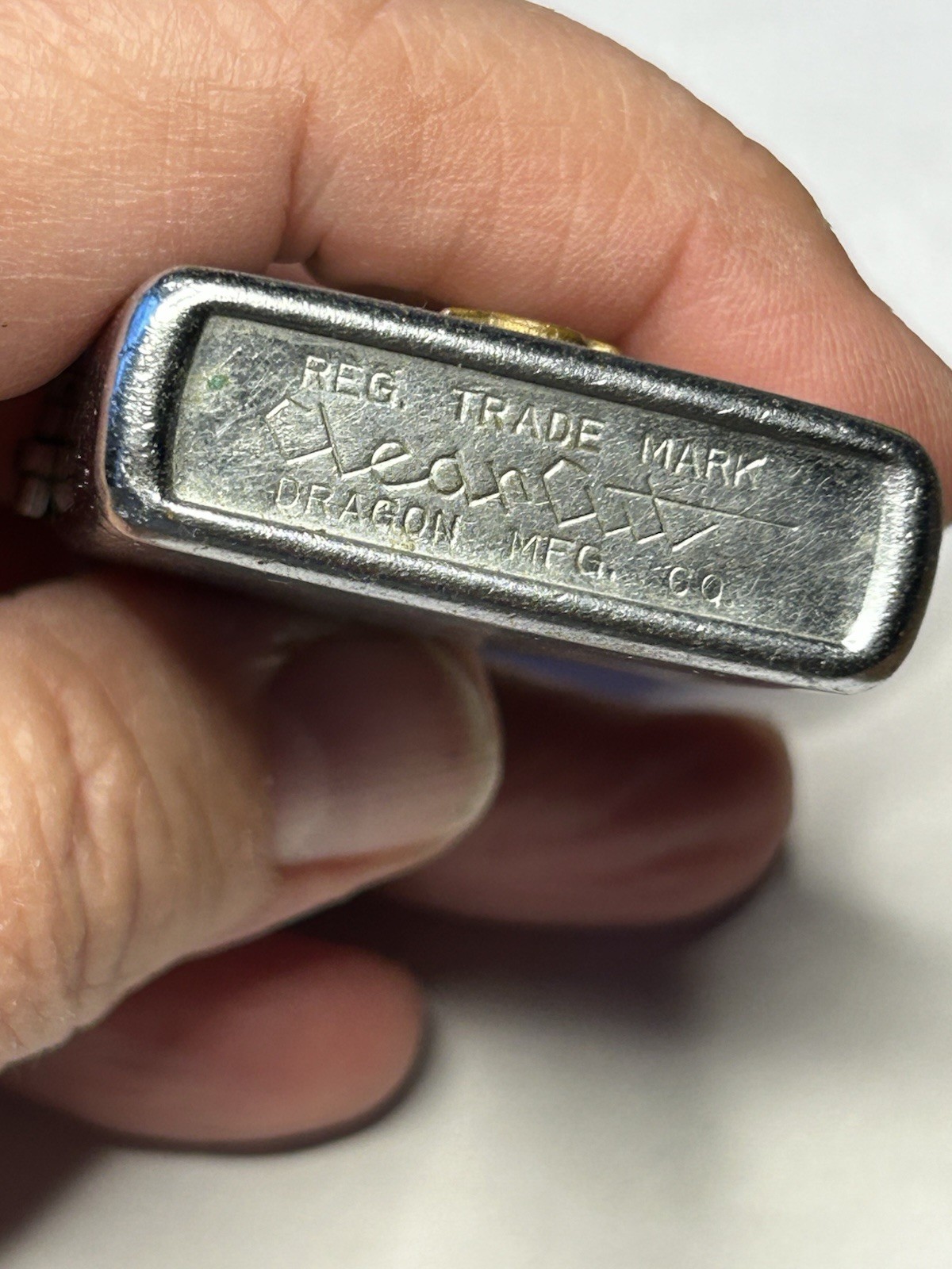 Vtg British REME WW2 Clean Cut Lighter Dragon MFG
