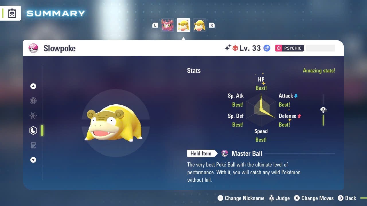 ✨COMBO 3 SHINY ALPHA GALARIAN "SLOW" TYPES✨6IV MAX EV⭐POKEMON LEGENDS ZA