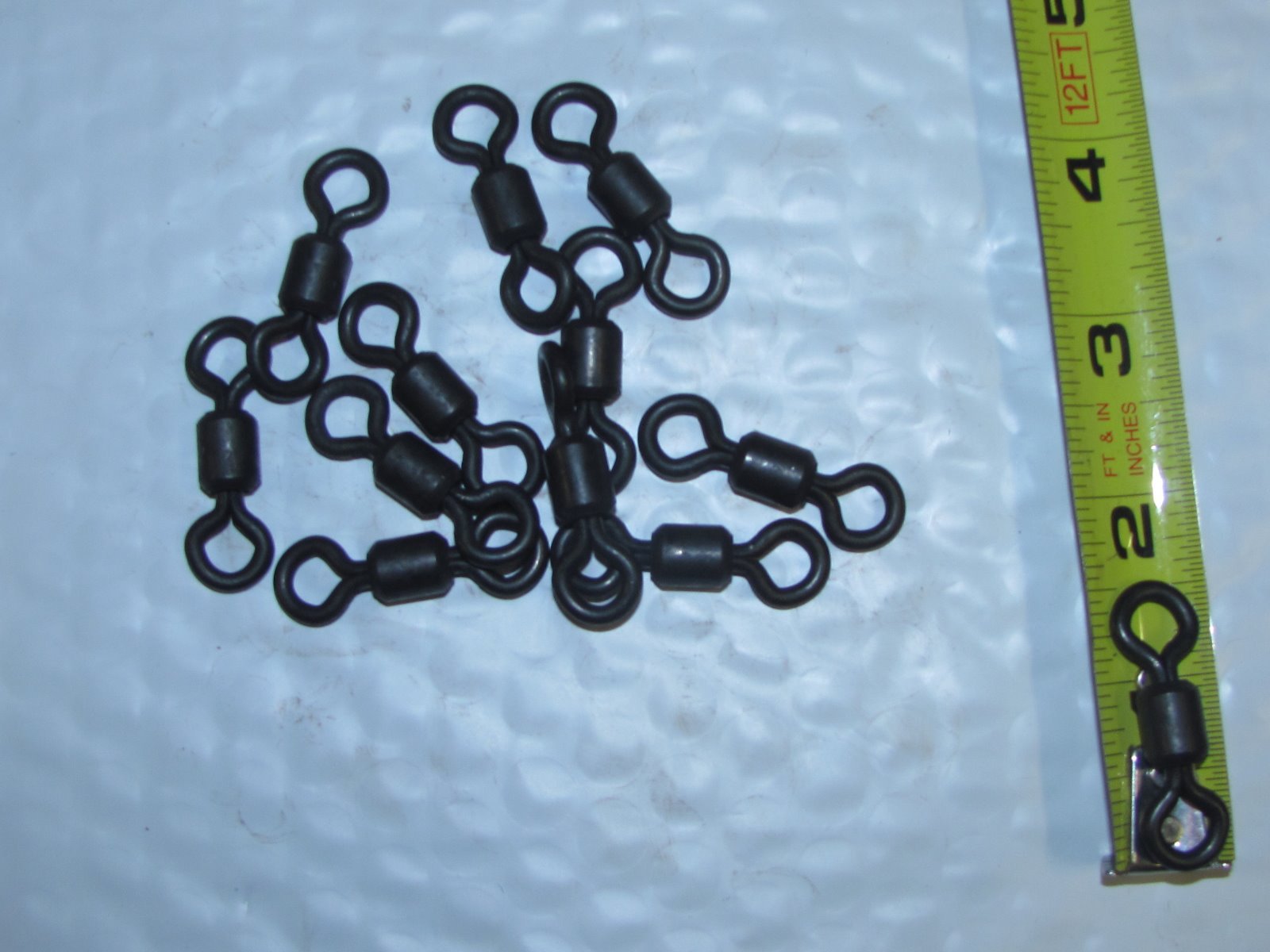 50, #6 IN-LINE BARREL SNARE SWIVELS, 600 lb. test, snares, traps, NEW SALE