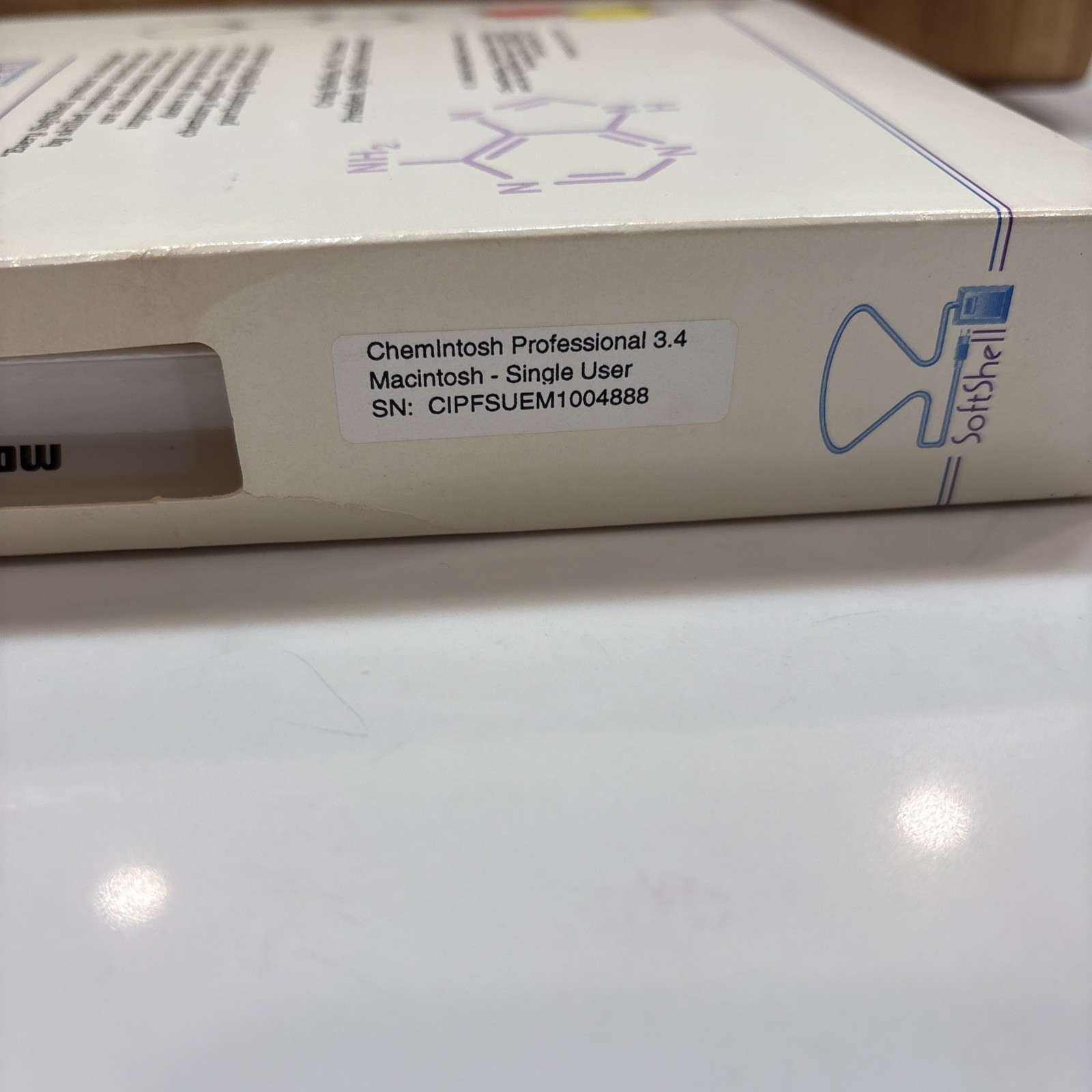 VTG SoftShell ChemIntosh ChemWindow Software Lot Floppy Disk Manuals Entropy