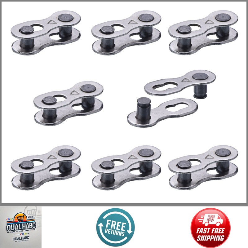 8 Pairs Bicycle Chain Master Link Missing Link 6 7 8 9 10 Speed Reusable