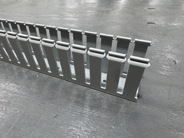 Panduit G1.5x3LG6 PVC Slotted Wiring Duct Gray 1.5"x3"x6ft Sold/6ft Length