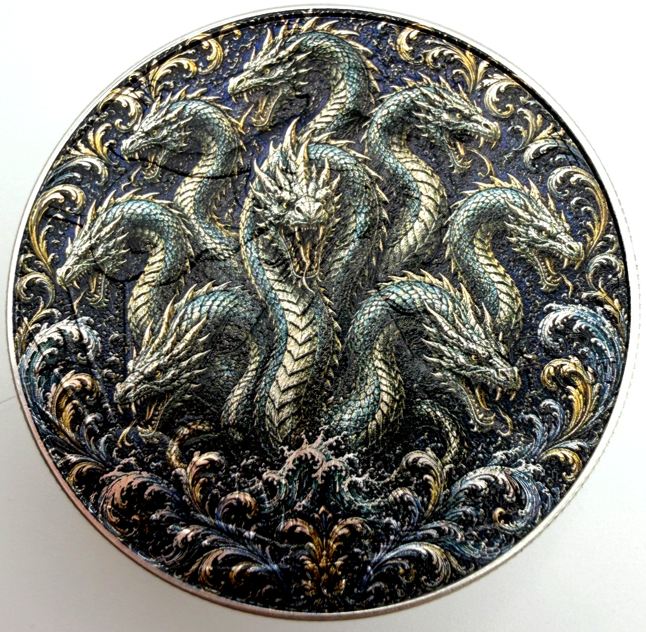 Basilisk Serpents - American Silver Eagle 1oz .999 Silver Dollar Coin Limited Ed