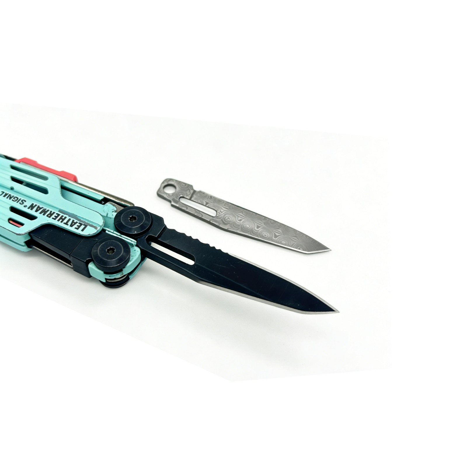 VG10 Damascus Replacement Main Blade for Leatherman Signal Multitool