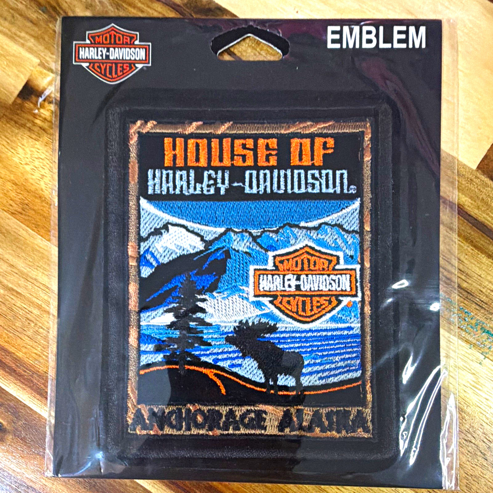 Harley-Davidson House of Harley-Davidson Anchorage Alaska Emblem Patch