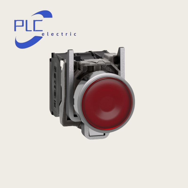 NEW Schneider XB4BW34M5 Red Illuminated Button Switch 230...240V AC